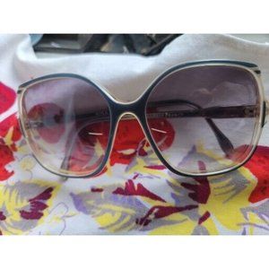 NINA RICCI Vintage Square Sunglasses Eyewear Big Size